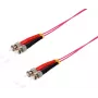 Kabel światłowodowy ST fioletowy 5 m ShiverPeaks 77904/4