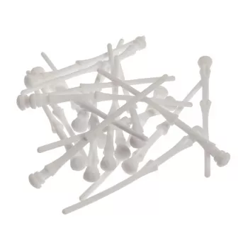 Akasa AK-MX003-WKT20 Antywibracyjne mocowania wentylatorów PC, białe, opakowanie 20 szt.