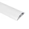 Aluminiowa listwa maskująca MACLEAN MC-814 W biała – organizer kabli, sztywny profil aluminiowy do ukrywania kabli