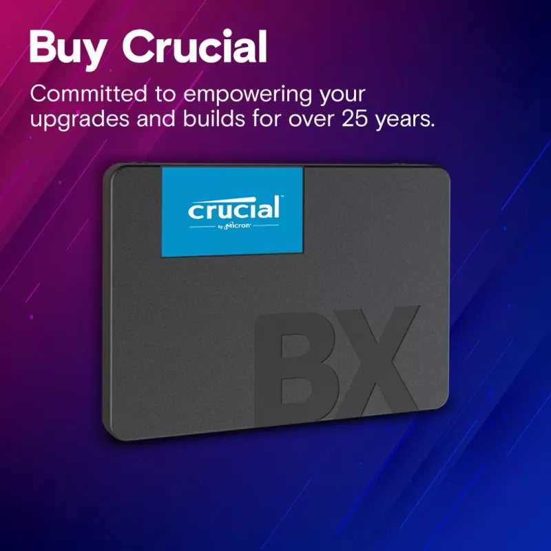 Dysk SSD Crucial 4 TB 2,5 cala SATA 3D NAND CT4000BX500SSD1