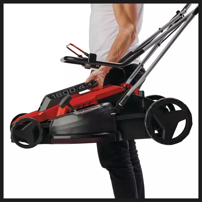 Elektryczna kosiarka do trawy EINHELL GC-EM 1800/43 — 1800 W, szerokość cięcia 43 cm, przewodowa