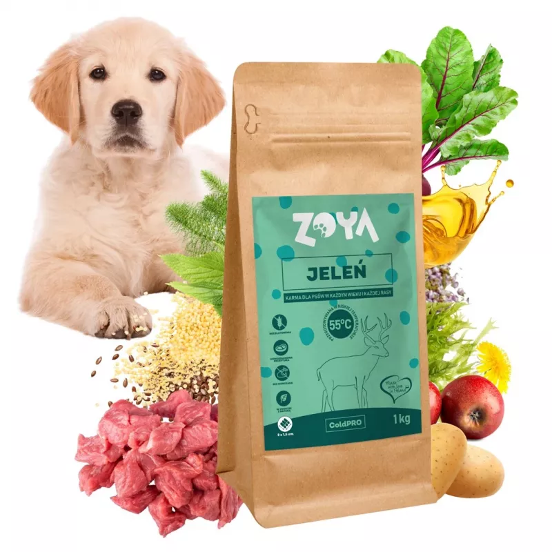 ZOYA ColdPRO Deer - sucha karma dla psa - 1kg