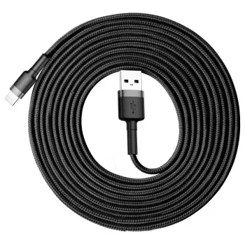 Baseus Cafule USB kabel Lightning 2A 3m (czarno-szary)
