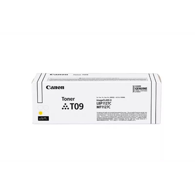 Kaseta z tonerem Canon TONER T09 Y 1 szt. Oryginalny Żółty