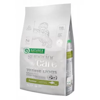 Sucha karma dla psa nature’s protection Superior Care biały Dogs Grain Free Junior Small 1,5 kg — Ryba, Białko 26%, Tłuszcz 15%
