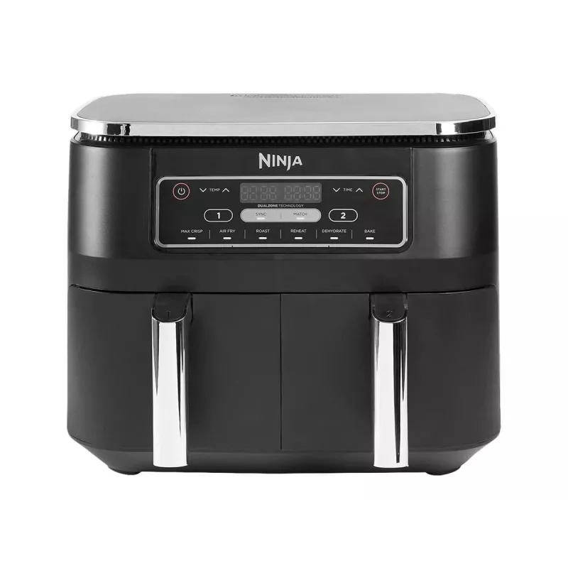 Ninja AF300 Podwójny 7,6 L Wolnostojący 1690 W Frytkownica beztłuszczowa Czarny