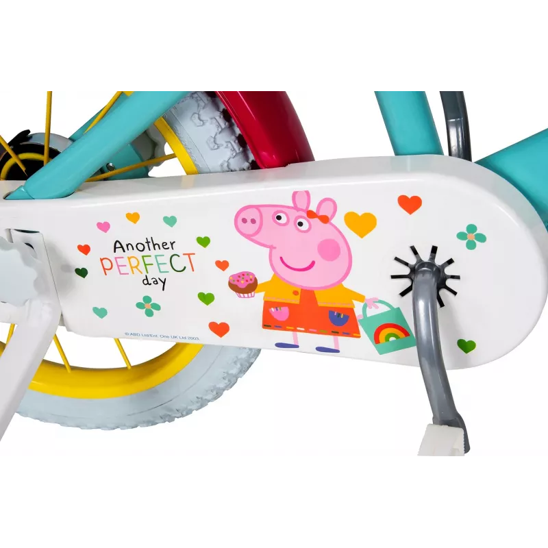 Rower dziecięcy Toimsa TOI1698 16 cali z grafiką Peppa Pig, odpowiedni dla wieku 3–6 lat