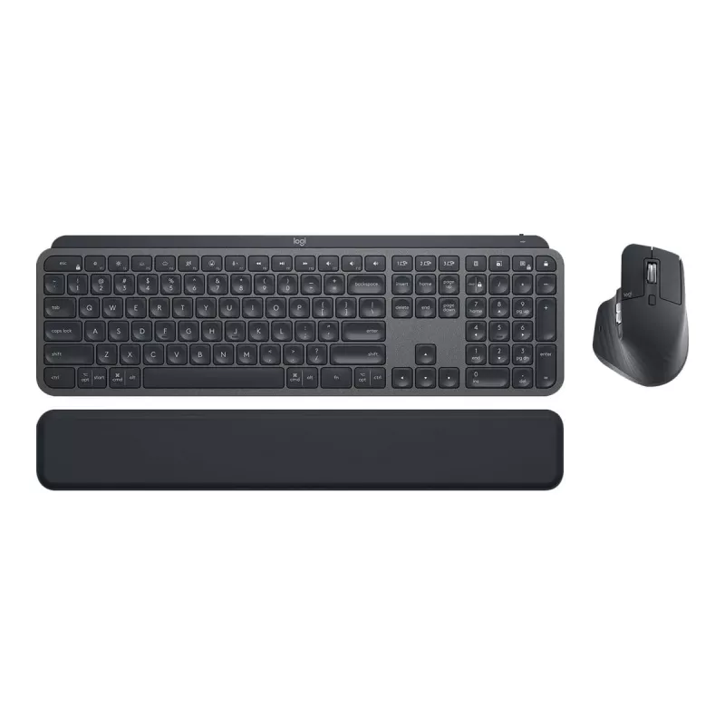 Logitech MX Keys Combo for Business – Zestaw klawiatura i mysz – podświetlany – bezprzewodowy – Bluetooth LE – QWERTY – GB – Grafitowy