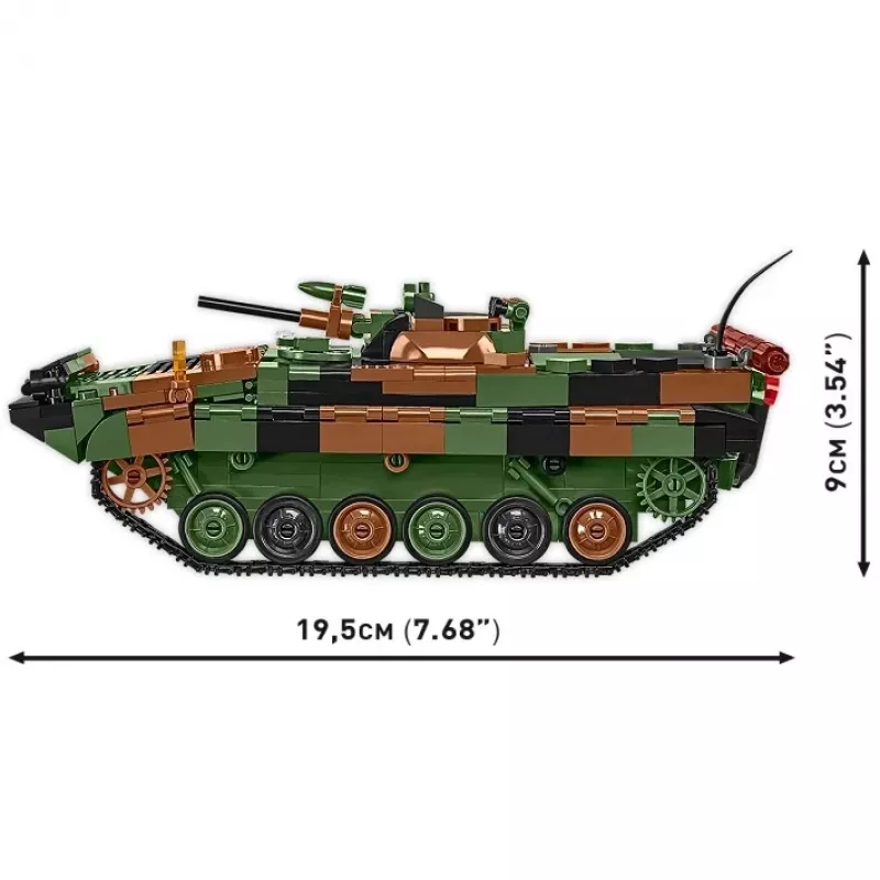 Klocki Cobi Siły Zbrojne BWP-1 2630 — model polsko-ukraińskiego amfibijnego bojowego wozu piechoty