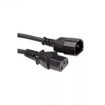 Kabel zasilający Bachmann 356.120 Czarny 1 m Wtyk C14 Gniazdo C15