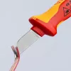 Knipex VDE Kabelmesser 180 mm mit - Schutzkappe
