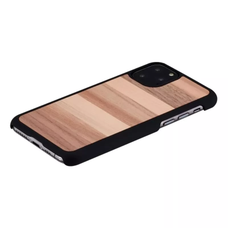 Etui na smartfona man and wood do iPhone 11 Pro — kolor Czarny Sand, ochronna powłoka