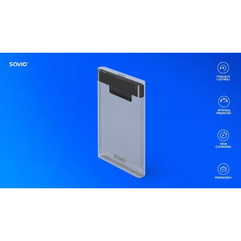 Obudowa HDD/SSD Savio AK-66