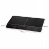 Płyta indukcyjna PROFI COOK PC-DKI 1067, 3500W, 2 strefy grzewcze, czarna