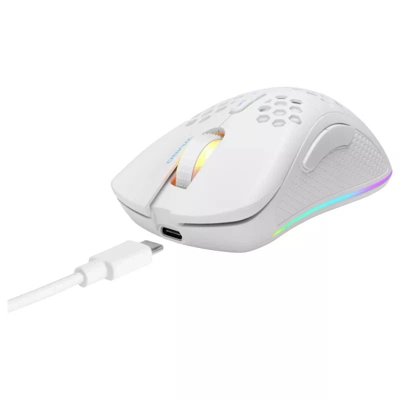 Mysz dla graczy Deltaco GAM-120-W RF Bezprzewodowa USB Type-C