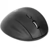 Manhattan Ergonomic Wireless mysz, Right Handed, Adjustable 800/1200/1600dpi, 2.4Ghz (up to 10m), Six Button with Scroll Wheel, Combo USB=A and USB-C receiver, Czarny, AA bateria (included), Three Year Warranty