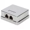 Puszka natynkowa Digitus CAT 6A 2-portowa