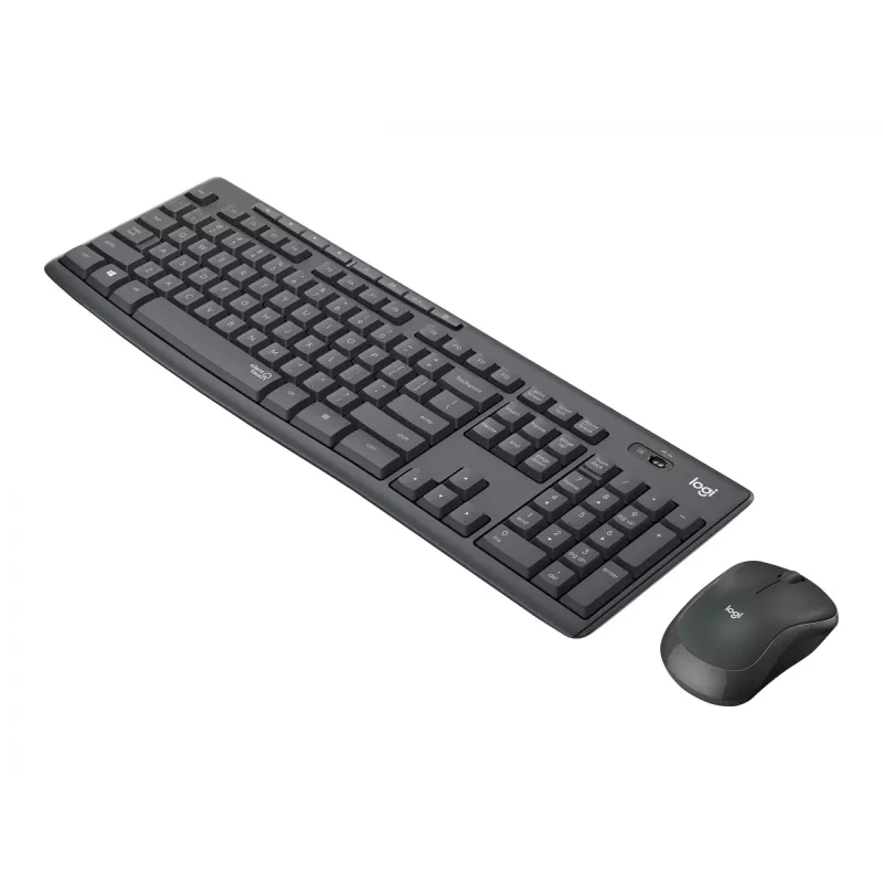 MK295 Silent Wireless Combo Graphite UK Intnl