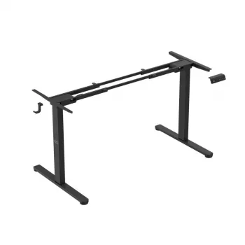 Elektryczna podstawa biurka z regulacją wysokości Mark Adler MA-XENO 4.5 Czarna, wysokość 73–119 cm, maks. obciążenie 100 kg, szerokość 95 cm