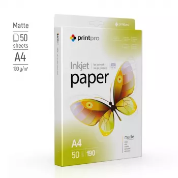 Papier fotograficzny ColorWay, 50 arkuszy | 190 g/m² | A4 | Matowy