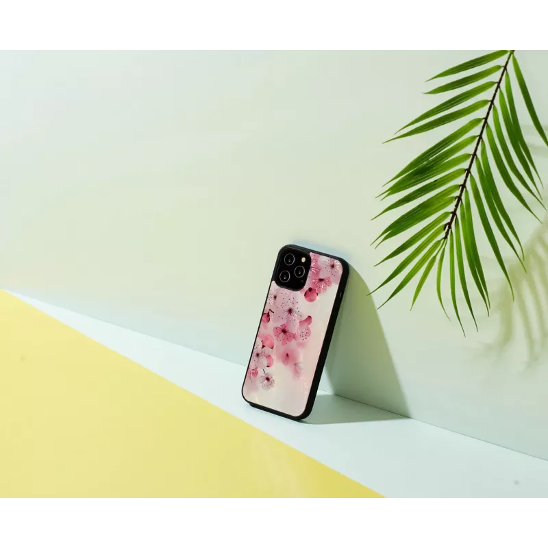 Etui ochronne iKins dla Apple iPhone 12 / 12 Pro — wzór kwiatu wiśni