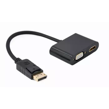 Kabel DisplayPort Gembird A-DPM-HDMIFVGAF-01 0,1 m Czarny