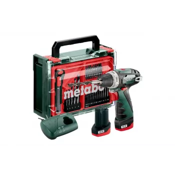 Wiertarko-wkrętarka akumulatorowa Metabo PowerMaxx BS Basic Set