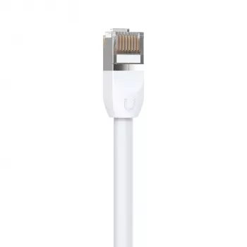 Kabel krosowy Ethernet UBIQUITI UACC-CABLE-PATCH-OUTDOOR-1M-W Cat5e RJ-45 do RJ-45, 1 m, biały, S/UTP, płaszcz TPE