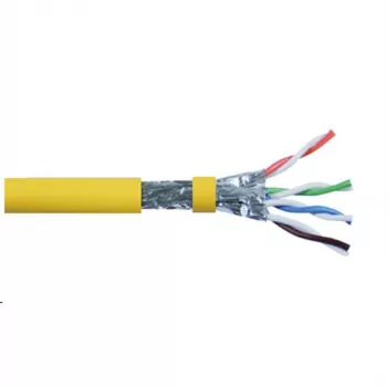 Kabel sieciowy ROLINE 21.15.0005 100m Cat8 SF/UTP żółty