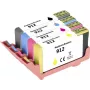 Renkforce Zestaw tuszów zamiennych do HP 912 (6ZC74AE) kompatybilny zestaw czarny, cyjan, magenta, żółty RF-I-HP912BKCMY4PK RF-5718852 (RF-5718852)