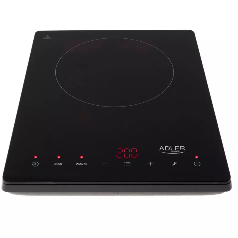 Adler AD 6513 płyta grzewcza Czarny Blat 29 cm Strefa płyta indukcyjna 1 strefa(y)
