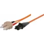 Tecline exertis Connect - Patch-Cable - SC multi-mode (M) do MT-RJ Multimodus (M) - 7.5 m - Światłowód - 50/125 mikrometrów - OM2 - pomarańczowy (75007)