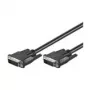 Wentronic Goobay Kabel DVI-D FullHD Dual Link, Czarny, 2 m - Wtyk DVI-D Dual-Link (24+1-Pin) > Wtyk DVI-D Dual-Link (24+1-Pin) (50851)