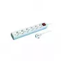 Listwa przeciwprzepięciowa REV 512360555 biała 6 gniazd AC 250 V 1,4 m