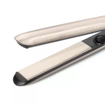 Prostownica BABYLISS ST914PE — płytki ceramiczno-tytanowe, 13 poziomów ciepła, 100–240V, Beżowy/Miedziany