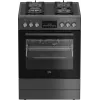 Kuchenka gazowa do zabudowy z piekarnikiem elektrycznym BEKO FBM62330GADSN 60 cm, szary, klasa energetyczna A
