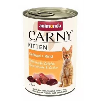 ANIMONDA Carny Kitten Wołowina z drobiem - mokra karma dla kota - 400g