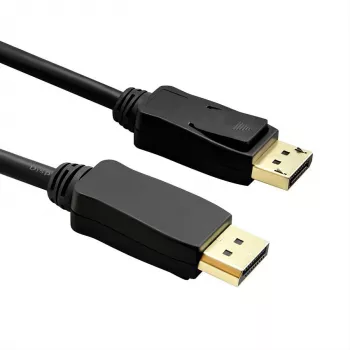 Kabel DisplayPort Value wtyk DisplayPort, wtyk DisplayPort 1,50 m czarny 11.99.5798 ekranowany