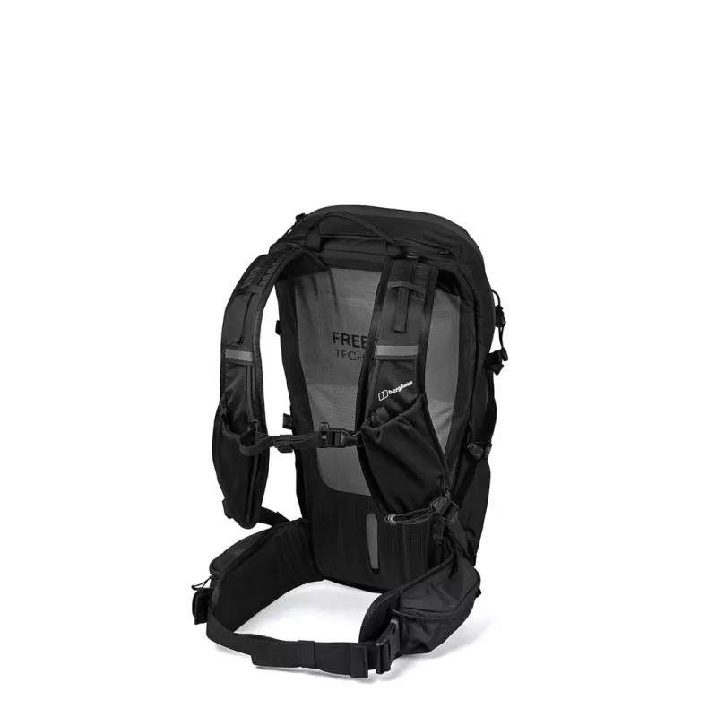 Kurtka męska Berghaus Prism PT InterActive Jacket rozmiar M z plecakiem Remote Hike 23L, damski czarny plecak