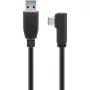 Kabel Goobay USB-C™ na USB A 3.0 90°, czarny, 1,5 m - wtyk USB 3.0 (typ A) > wtyk USB-C™ (66502)
