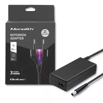 Qoltec 51519 (7.4x5.0mm + pin) 65 W 3,34 A 19,5 V Zasilacz AC do notebooków Dell