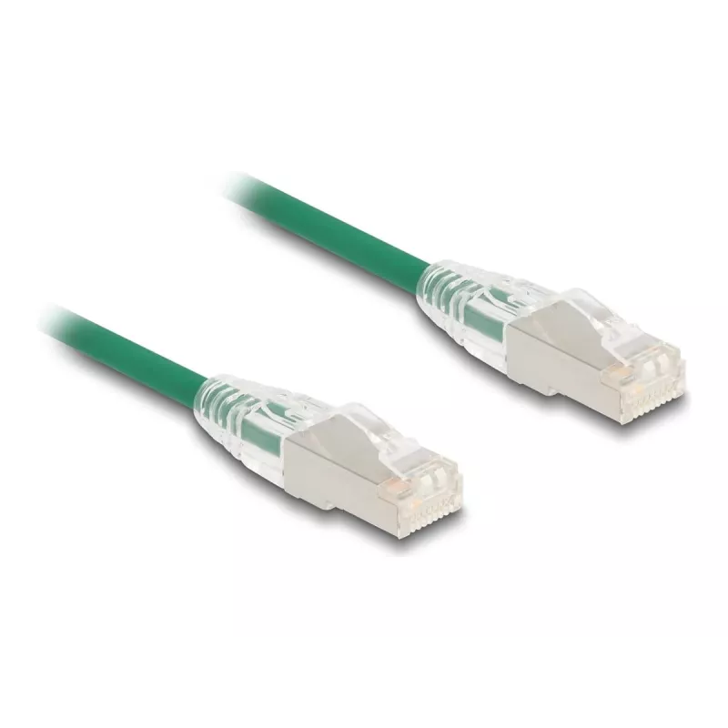 Kabel sieciowy DeLOCK RJ45 Cat.6A wtyk do wtyku 3m zielony