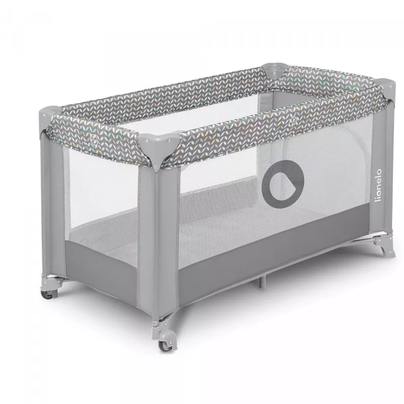 Lionelo Stefi Concrete Multicolor - łóżeczko 2 w 1