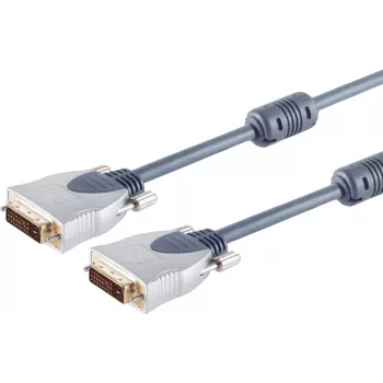 Kabel wideo ShiverPeaks DVI 24+1, 2,0 m, DVI-D (dual-link) męski na męski