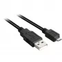 Kabel USB 2.0, wtyk USB-A > wtyk Micro-USB (czarny, 2,0 m)