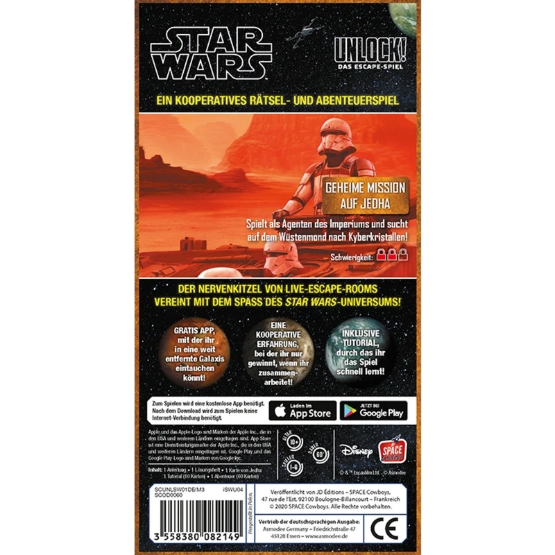 Unlock - Geheime Mission to Jedha, gra towarzyska