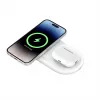 Belkin WIZ021VFWH - 2-w-1 bezprzewodowa podkładka ładująca z technologią Qi2 15 W, biała