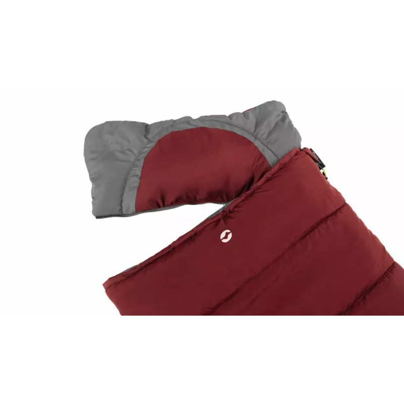 Śpiwór Outwell Contour Junior prostokątny poliestrowy 170 cm x 70 cm, czerwony