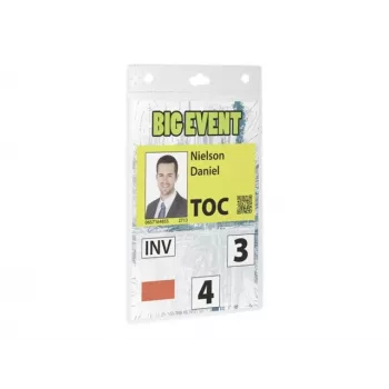 Uchwyt na dokumenty Durable 8526 A6 pionowy przezroczysty 20 szt.