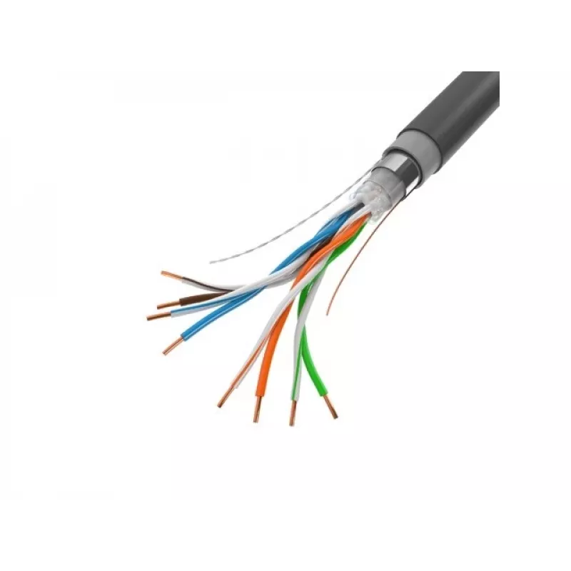 Kabel sieciowy Lanberg LCF5-30CU-0305-BK RJ45 Cat5e 305 m Czarny